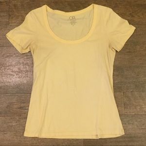 Yellow tee